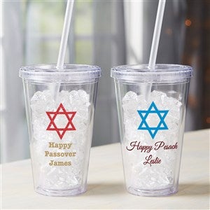 Choose Your Icon Personalized 17 Oz. Passover Acrylic Insulated Tumbler