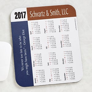 35 Quotes Calendar Personalized Mouse Pad