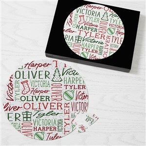 Personalized Holiday Repeating Name Puzzle - 68 Pieces