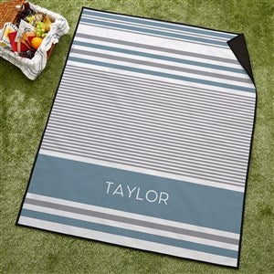 Turkish Stripes Personalized Picnic Blanket