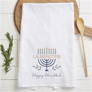 Spirit Of Hanukkah Personalized Tea Towel