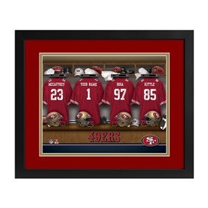 San Francisco 49ers Black Framed Jersey Display Case