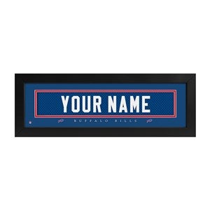 Buffalo Bills NFL Personalized Name Jersey Print