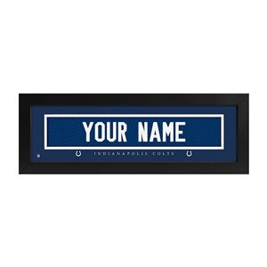 Indianapolis Colts NFL Personalized Name Jersey Print