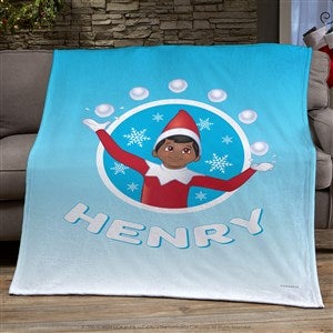 The Elf On The Shelf Snowball Personalized Fleece Blanket - 50x60