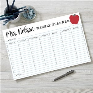 Inspiring Teacher Personalized 11x17 Weekly Planner