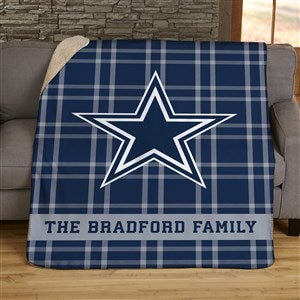 NFL Established Dallas Cowboys Personalized 60x80 Sherpa Blanket