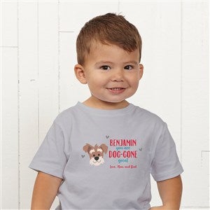 Dog Gone Cute Personalized Toddler T-Shirt - Toddler 2T - Black