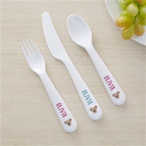 Dog Gone Cute Personalized Kids Utensils