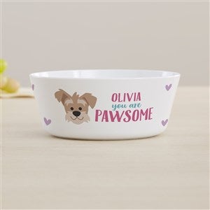 Dog Gone Cute Personalized Kids Bowl