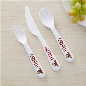 Wooden Children's Utensils - Knife, Fork, Spoon