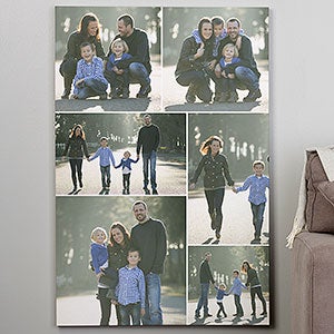 Custom Photo Collage Canvas Print - 32x48