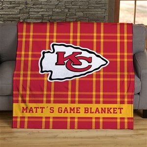 NFL Faith & Family Kansas City Chiefs Personalized 60x80 Plush