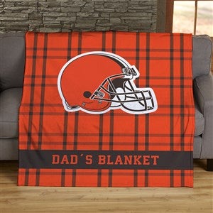 NFL Classic Cleveland Browns Personalized 60x80 Plush Fleece Blanket