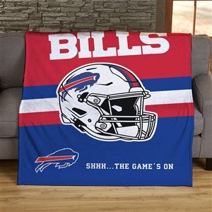 NFL Buffalo Bills Helmet Personalized 60x80 Plush Fleece Blanket