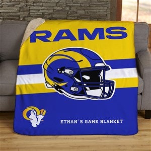 NFL New York Giants Helmet Personalized 60x80 Plush Fleece Blanket