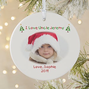 Christmas Wishes Personalized Photo Ornament