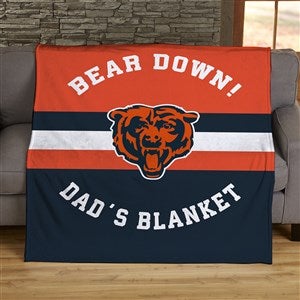 NFL Classic Chicago Bears Personalized 50x60 Plush Fleece Blanket