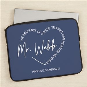 A Great Teacher Personalized 15 Laptop Sleeve