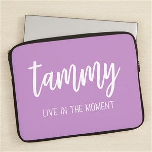 Scripty Style Personalized 15 Laptop Sleeve