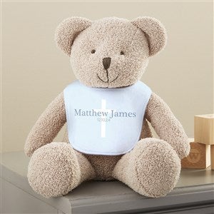 Christening Day For Him Personalized Plush Teddy Bear