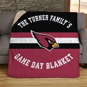 NFL Classic Arizona Cardinals Personalized Blankets