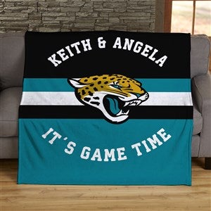 NFL Jacksonville Jaguars Helmet Personalized 50x60 Plush Fleece Blanket