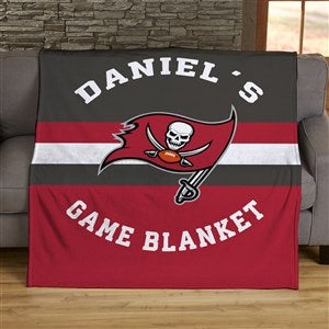 NFL Classic Tampa Bay Buccaneers Personalized 50x60 Plush Fleece Blanket