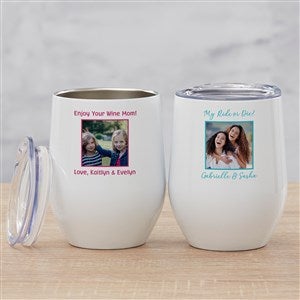 Picture Perfect Personalized Stainless Insulated Wine Cup  - 45108