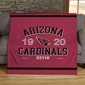 NFL Established Arizona Cardinals Personalized 50x60 Plush Fleece Blanket