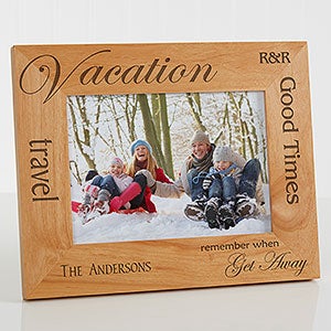 Vacation Memories Personalized Frame - 5 x 7