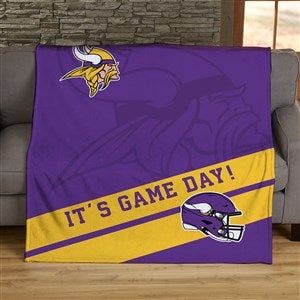 NFL Corner Logo Minnesota Vikings Personalized Blankets