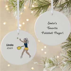 PhiloSophie's Personalized Pickleball Ornament - Large 2-Sided