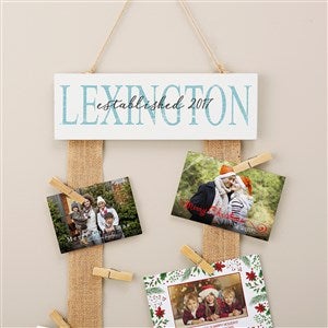 Family Name Personalized Photo Holder - 45561