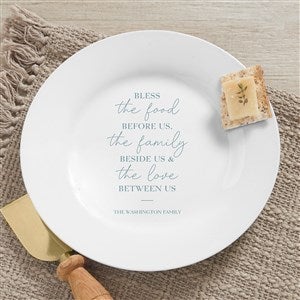 Bless the Food Before Us Personalized Round 7.5" Plate - 45606