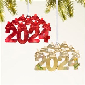 2024 Family Personalized Acrylic Ornament - 45711