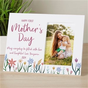 Personalized Picture Frame - Floral First Mother