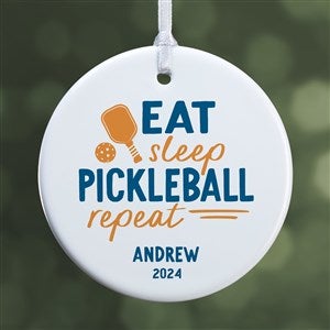 Pickleball Personalized Christmas Ornament - Glossy