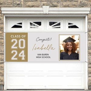 Collegiate Year Personalized Graduation Photo Banner - Large