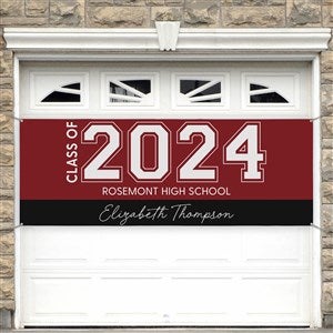 Collegiate Year Personalized Graduation Banner - Large