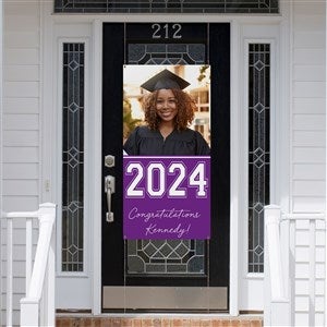 Collegiate Year Personalized Photo Graduation Door Banner