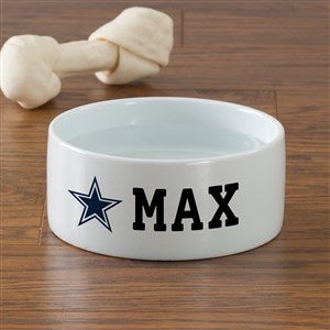 NFL Dallas Cowboys Personalized Dog Bowl- Small