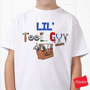 Lil Tool Guy Personalized Hanes® Youth T-Shirt