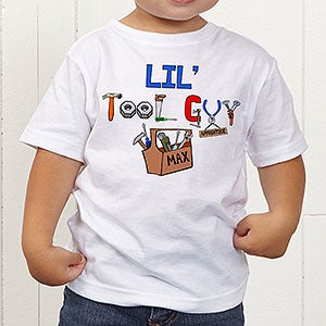 Lil Tool Guy Personalized Toddler T-Shirt