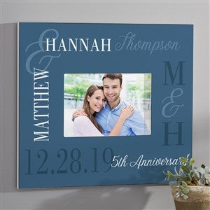 Eternal Love Personalized Anniversary Picture Frame - 5x7 - Horizontal