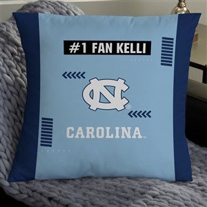 NCAA UNC Tarheels Classic Personalized 18 Throw Pillow