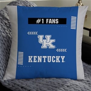 NCAA Kentucky Wildcats Classic Personalized 18 Throw Pillow