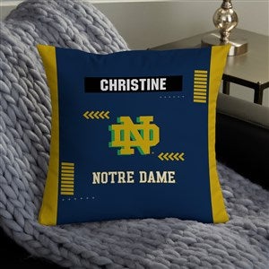 NCAA Notre Dame Fighting Irish Classic Personalized 14 Throw Pillow