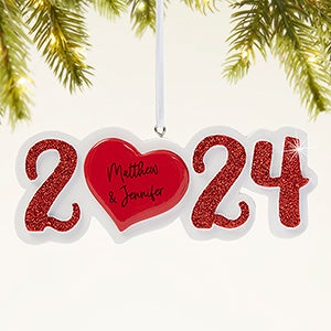 2024 Couples Personalized Ornament - 47479