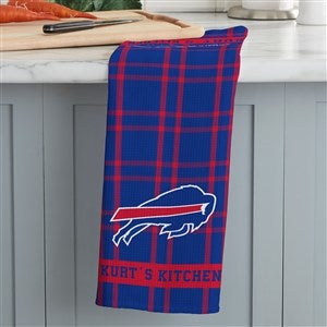 NFL Buffalo Bills Personalized Waffle Weave Kitchen Towel